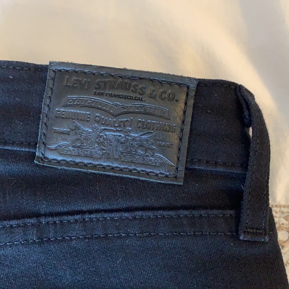 Levi’s Black 721 Hirise Skinny Black 24/26 - Picture 4 of 4